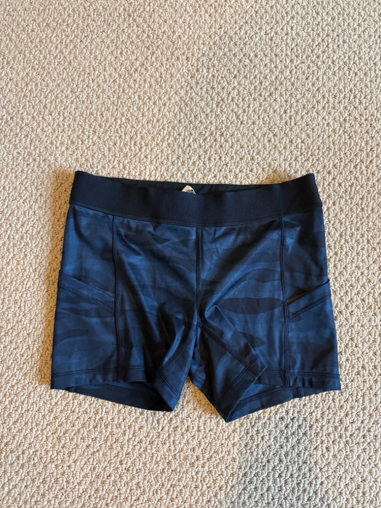 Lululemon Size 8 Women’s Black Athletic Compression Shorts Vintage